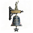 thumbnail image 2 of USA 250th Anniversary Patriotic Statue Wall Bell – Metal Decorative Chime for 1776-2026 Celebration, Vintage American Liberty Decor for Home & Outdoor, 2 of 6
