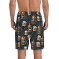 thumbnail image 4 of Lsque Cigar Mens Sleep Pajama Shorts,Short Pajama Pants, Cotton Ultra-Soft Knit-3X-Large, 4 of 9