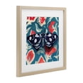 thumbnail image 2 of Stupell Industries Bohemian Symmetrical Moth On Beautiful Flowers Birch Framed Print Under Glass, 13 x 13, by Kate Jarvik Birch, 2 of 8