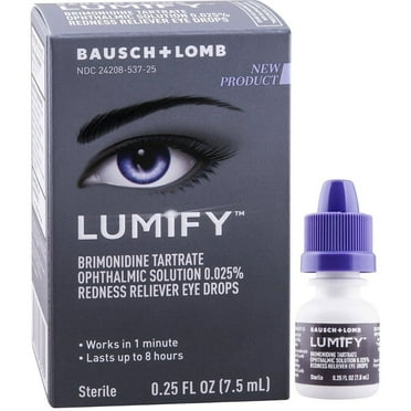 LUMIFY Redness Reliever Eye Drops 0.08 fl oz (Pack of 2) - Walmart.com