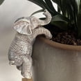 thumbnail image 5 of BINGLI Cute Elephant Decor Statue - Hanging Ornament Figurines for Table, Hand-Painted Collection Animal Resin Sculpture for Living Room, Bedroom Home Decor, 5 of 8
