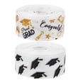 thumbnail image 5 of WRISTBIQUE 2 Rolls Assorted Color Polyester Grad Ribbon for Graduation Parties and Celebrations 176.85X0.86X0.04in, 5 of 7