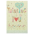 thumbnail image 5 of American Greetings Floral Thinking of You Card with Foil, 5 of 5