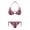 Cartoon Bat Pattern, variant on Spider Orange Splatter Pattern Two Piece Bikini Set Sexy Backless Swimwear Quick Dry Adjustable Halter Vacation Summer Fun