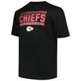 thumbnail image 2 of Men's Fanatics Black Kansas City Chiefs Big & Tall Pop T-Shirt, 2 of 3