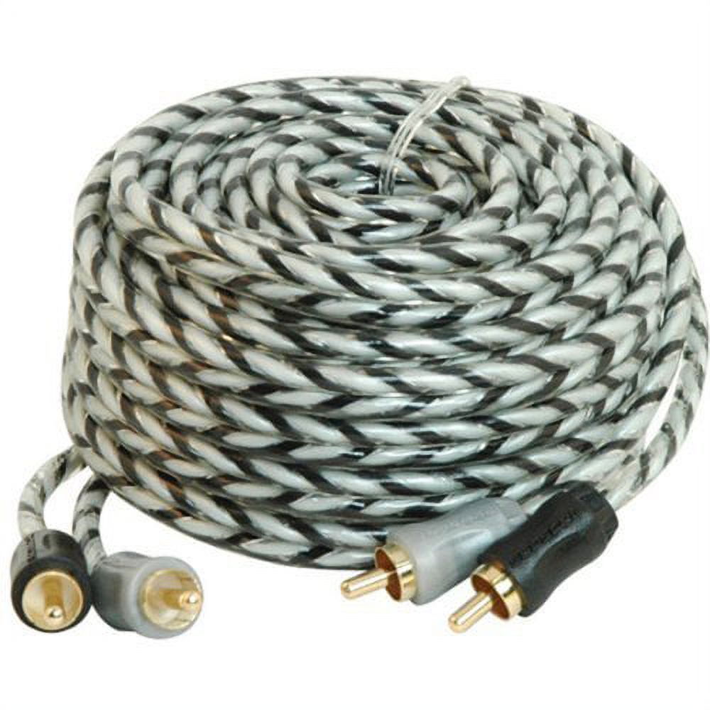Scosche A12C4 - Twisted RCA Audio Cable (12 ft.) - image 3 of 6