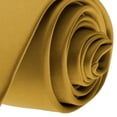 thumbnail image 2 of Skinny Honey Gold Ties by K. Alexander 2 Inch Solid Mens Neckties, 2 of 4