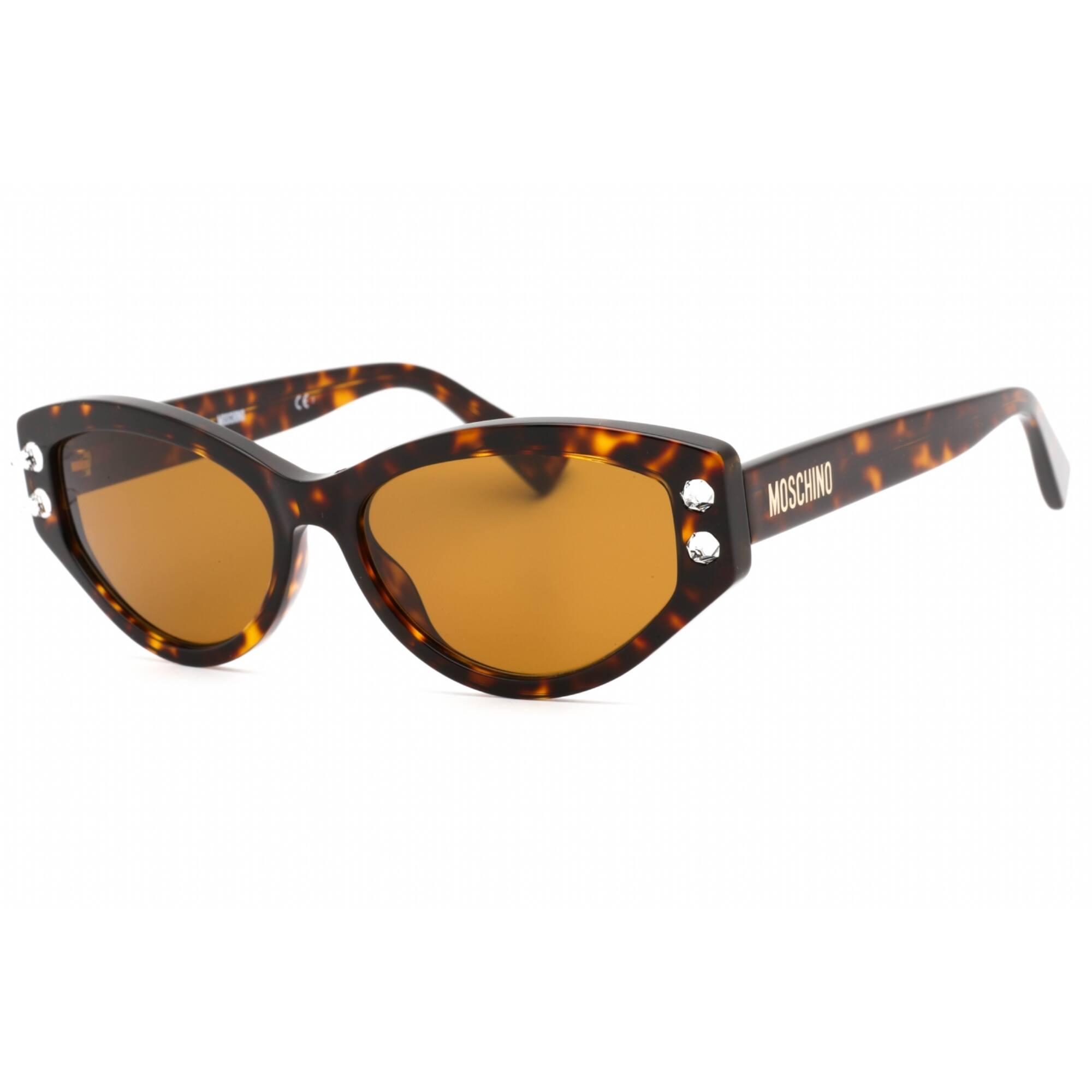 Moschino Women’s Tortoiseshell Frame Sunglasses with Brown Lenses Moschino 90s Vintage Sunglasses Oval Tortoise 3502s - Etsy main image 4