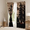 thumbnail image 3 of Manfei Rustic Bear Print Blackout Curtains Set of 2 (52x84 Each) for Adult, Farmhouse Lodge Cabin Window Curtains, Wildlife Animal Curtains and Drapes, Black Out Curtains Home Decor, 3 of 6