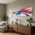 thumbnail image 2 of Large Colorful Tree of Life Canvas Wall Art, Abstract Tree Decor Painting Canvas Print for Living Room, Bedroom, Office Decorations, Gifts for Men, 2 of 7