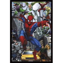 Marvel Comics - Spider-Man - Rogues Wall Poster, 22.375" x 34", Framed