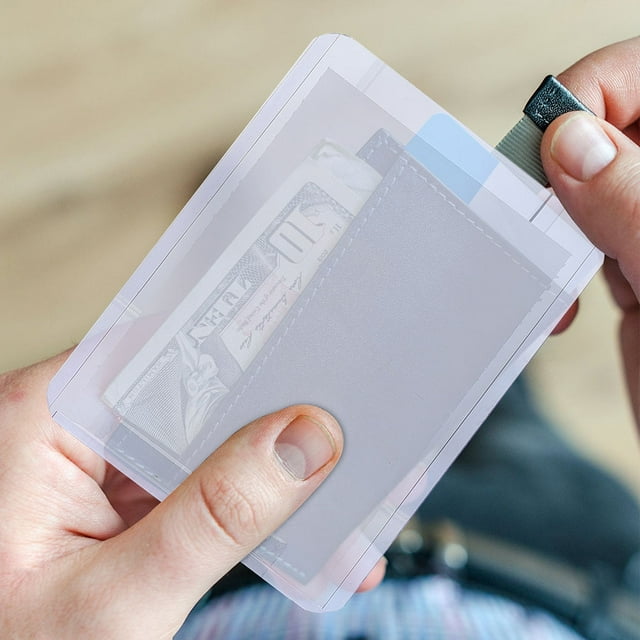 Raindrops 30Pcs Transparent Blue PVC Cards Sleeves for Game Cards Anti Scratch Lightweight and Portable