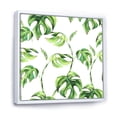 thumbnail image 3 of Designart 'Ancient Floral Tropical Leaves II' Tropical Framed Canvas Wall Art Print, 3 of 5