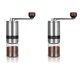 thumbnail image 1 of 2X Manual Coffee Grinder - Hand Coffee Mill with Ceramic Burrs 6 Adjustable Settings - Portable Hand Crank (Straight), 1 of 5