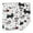 Scribble Dogs, variant on Scribble Dogs Square Tablecloth,Waterproof Square Table Cover,Wipeable Spillproof Washable Table Cover for Home Kitchen Party Decor 42"X42"(107x107cm)