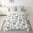thumbnail image 2 of Homewish Farm Animal Duck 7pcs Bedding Comforter Set,Country Mallard Duck Queen Bedding Sets,Rustic Farmhouse Queen Sheet Sets For Boys Teens,Breathable Home Decor Reversible, 2 of 8