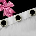 thumbnail image 4 of Manfei Personalized Initial T Blackout Curtains Set of 2 (52x84 Each) for Preppy Child,Pink Ribbon Bow Knot Window Curtains,Bling Glitter Curtains and Drapes,Luxury Bedroom Decor, 4 of 6