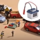 thumbnail image 5 of Control de alarma de bajo voltaje RC Piezas de coche Fácil instalación Batería de coche RC portátil Blanco, 5 of 9