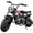Black, variant on XtremepowerUS 99cc Gas Mini Dirt Bike, 4-Stroke 3HP Engine, Off-Road Ride-On Motorcycle, Ages 16+, Top Speed 23 mph, 185 lb Capacity, Black