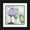 thumbnail image 1 of Sommers, Mindy 20x20 Black Ornate Wood Framed with Double Matting Museum Art Print Titled - Groovy Glasses, 1 of 4