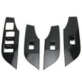 thumbnail image 2 of Window Switch Panel Trim, Window Lifter Panel Cover Sturdy ABS Perfect Fit Carbon Fiber Style  Replacement For  2019-2021 Left For Car, 2 of 8