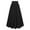 QZ1-Black, variant on Meichang Victorian Skirts for Women Renaissance Floor Length High Waisted Flowy Long Maxi Skirt