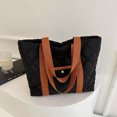 thumbnail image 2 of Bolso de mano de gran capacidad con línea de bordado de diamantes de alto valor, nuevo estilo de otoño e invierno 2025, bolso de hombro para viajeros moderno y versátil, 2 of 5