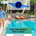 thumbnail image 2 of GARDEN SECRETS Pool Skimmer. Friendly Pool Net Skimmer Rake for Spa, Hot Tub, Pond & Fountain - Efficiently Removes Leaf & Debris, Pool Skimmer Replacement Net, 2 of 10