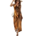 thumbnail image 2 of Lion Desert Dress Fashion Boho Beach Long Dresses Female Party Printed Maxi Dress, 2 of 9