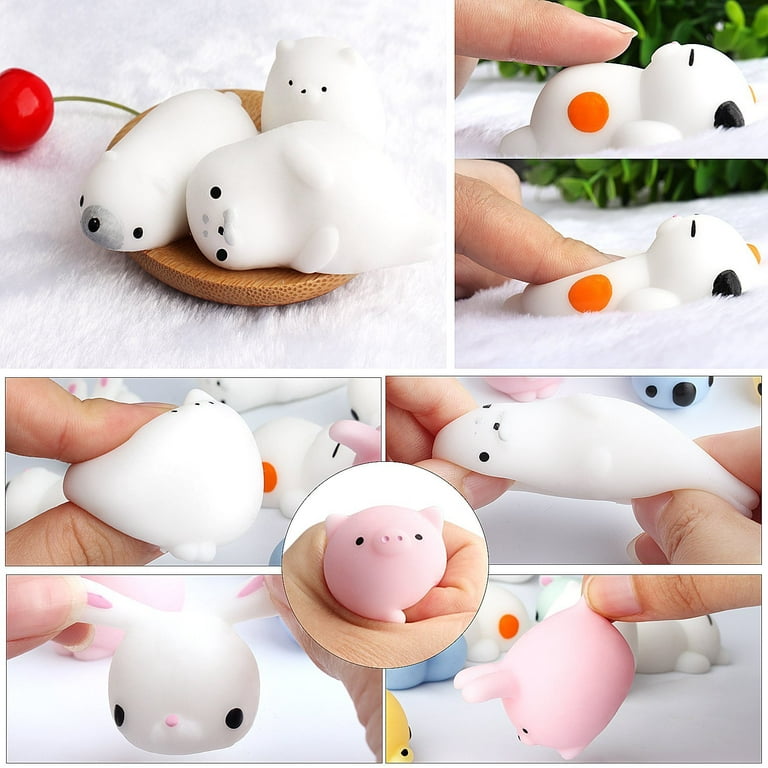Outee outee 16 pcs mochi squishies toys mini squishies mochi