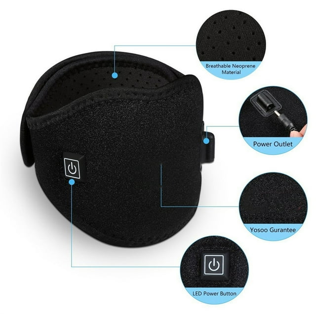 Yosoo Hot Cold Therapy HeatedS Neck Wrap Brace Heating Pad Headache