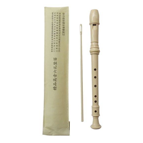 Clarinete de 8 agujeros para principiantes, grabadora de llave triple C, instrumento de viento de plástico, junta extraíble