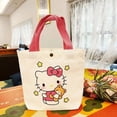 thumbnail image 1 of Sanrio-Bolso de hombro con dibujos de Hello Kitty para mujer, bandolera informal de gran capacidad, de lona, impermeable, novedad de 2023, 1 of 4