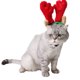 thumbnail image 2 of Traje Del Animal Doméstico - Cornamentas de Las Vendas con Los Oí Ajustables Flexibles para de - L Sunnimix Diadema de Navidad para mascotas, 2 of 8