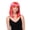 Hot Pink, variant on Underwraps Red Long Bob Wig with Bangs, Glueless Bob Wigs for Cosplay, Costume, Party Wigs for Women & Men One Size