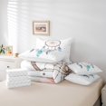 thumbnail image 6 of Castle Fairy Boys Girls Feather Dreamcatcher Bedding Comforter Set 7pcs,Bohemian Boho Theme Queen Bedding Sets Super Cozy,Stars Print Queen Sheet Sets,Luxury Bedroom Decor,Reversible, 6 of 8