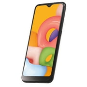 Samsung A01 16GB (Prepaid), Black, 1 Pack