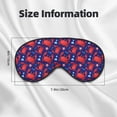 thumbnail image 4 of Uemuo Cute Crabs Pattern Sleep Eye Mask - Light Blocking Sleep Mask Blocking Out Light Perfectly, Soft and Comfortable Night Eye Mask, Eye Blinder, 4 of 7
