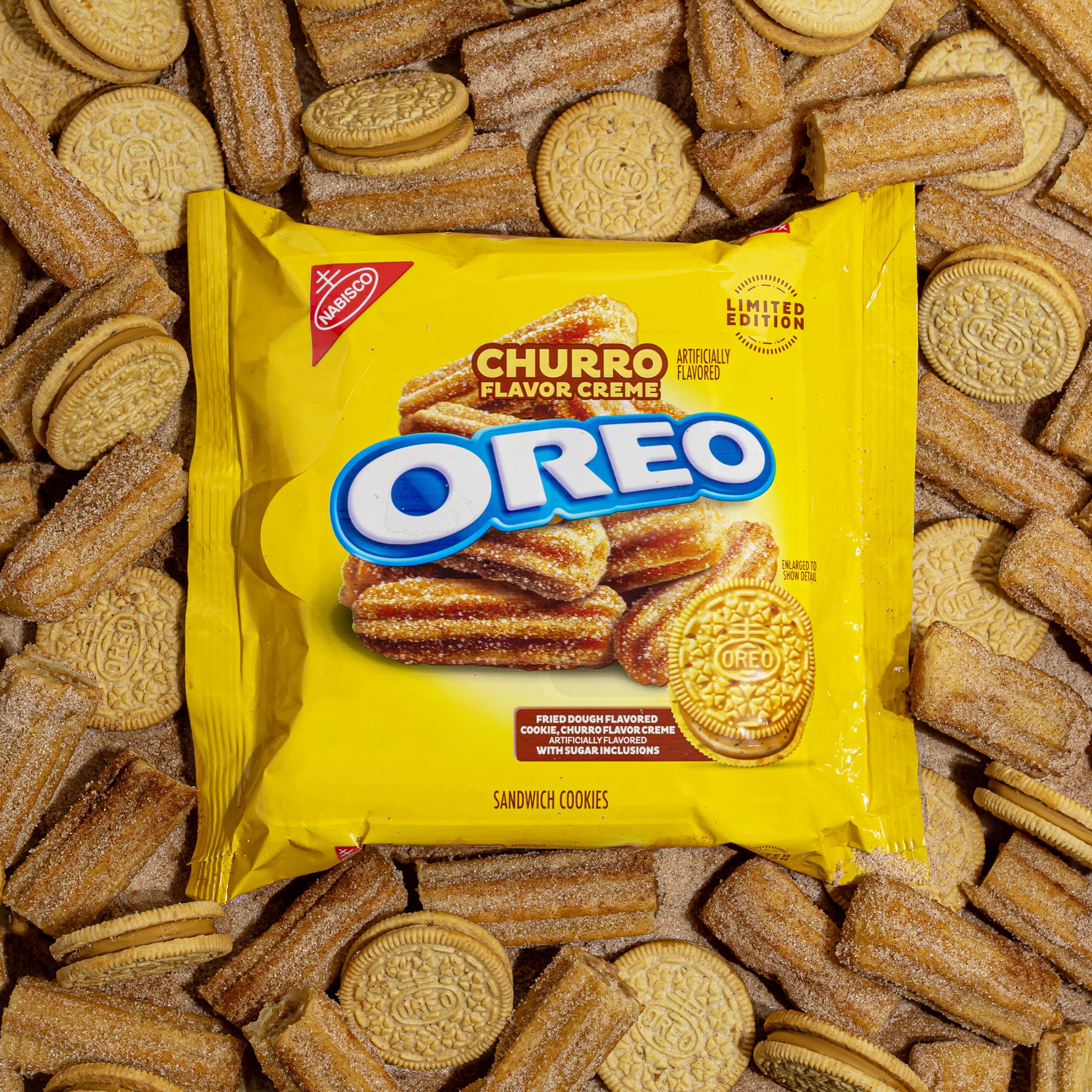 OREO Churro Creme Sandwich Cookies, Limited Edition, 10.68 oz