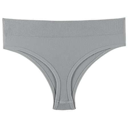 

Womens Panties Elegant Breathable Solid Color Casual Style Mid Waist Sexy Sports Fitness Panties For Women