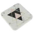 thumbnail image 4 of Diatom Cup Posavasos Absorción de Agua Aismiento Pad Anti Escaldado Diatom Tea Coaster 10x10cm Triángulo Baoblaze Práctico de costa de la bebida de Diatomite, 4 of 6