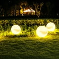 thumbnail image 6 of Vikakiooze Garden Spherical Lamp Ball Light Business Restaurant Solar Charging Spherical Floor Lamp Waterproof For Garden Decor, 6 of 7