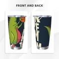 thumbnail image 3 of KLL Dinosaur Basketball Player Print 40oz Stainless Steel Insulated Car Cup with Spillproof Lid - Keep Your Drink Hot or Cold on the Go-Without Straw, 3 of 8