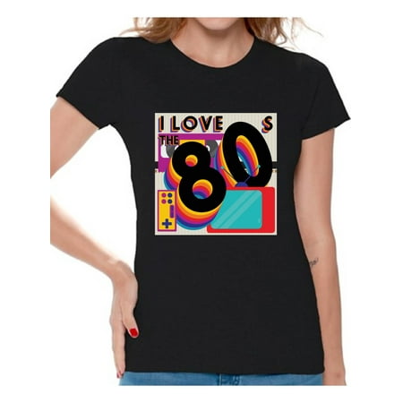 Awkward Styles 80s Shirt 80s Clothes for Women I Love the 80s Shirt 80s Tops 80s Party Girl Shirt 80's T-shirt 80s Rock T Shirt 80s Theme Vintage 80s T Shirt