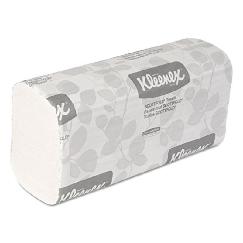 KCC13254 Kleenex Scottfold Paper Towels, 9 2/5 X 12 2/5, White