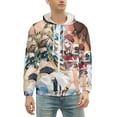 thumbnail image 2 of Genshin Impact Zip Up Hoodies Unisex Realistic 3D Print Sweatshirt Long Sleeve Hooded Jacket Coat 4XL, 2 of 8