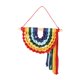 thumbnail image 3 of Preciosa decoración de macramé con borlas tejidas colgantes de arcoíris para el hogar, el dormitorio y el aula., 3 of 9
