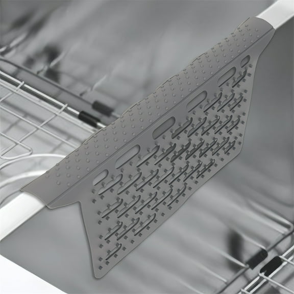 Sink Mat Saddle Kitchen Sink Protector Divider Mat Heat Resistant Pad-Silicone