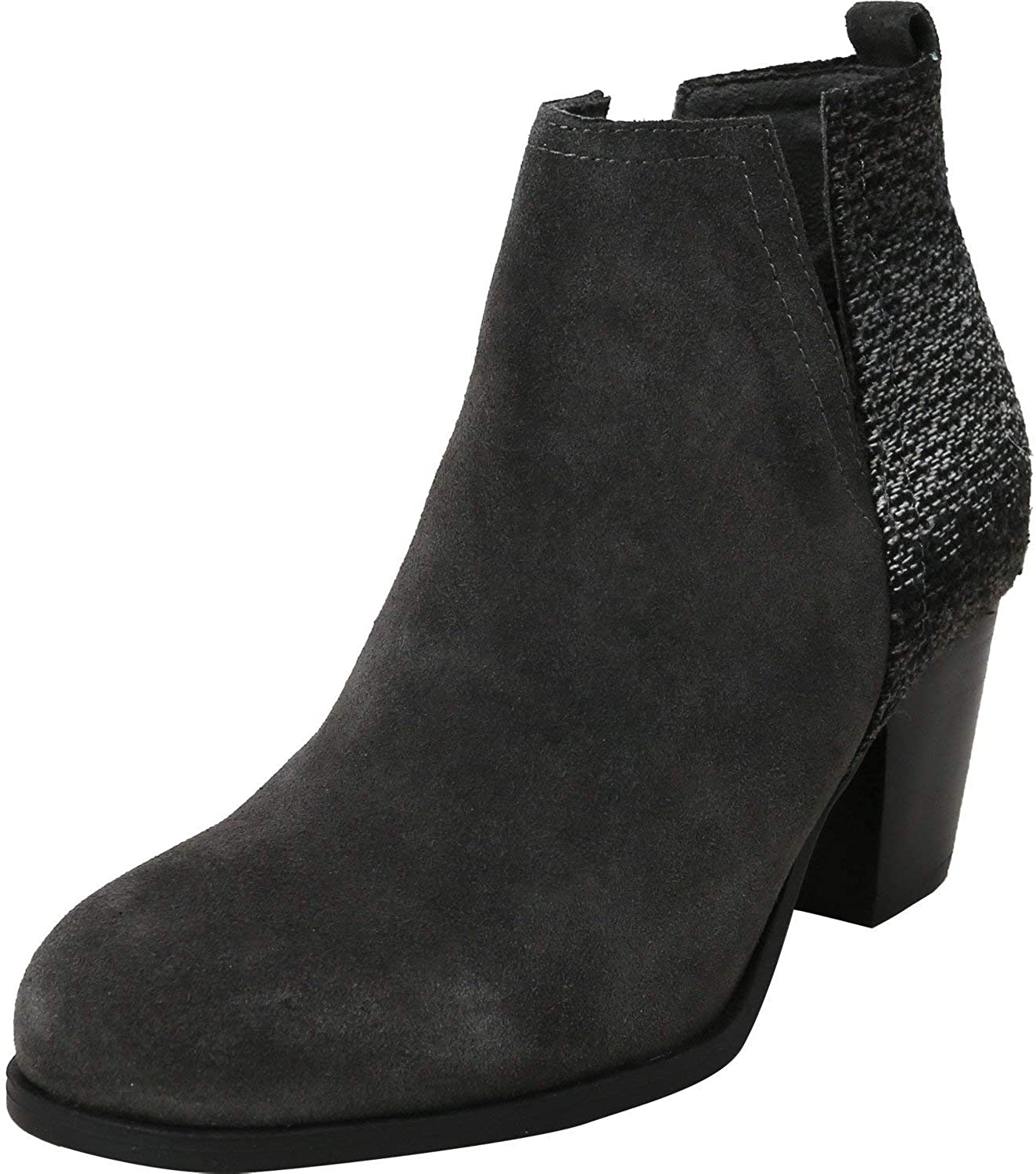 round toe suede boots