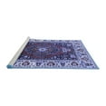 thumbnail image 2 of Ahgly Company Machine Washable Indoor Round Persian Blue Traditional Area Rugs, 6' Round, 2 of 4
